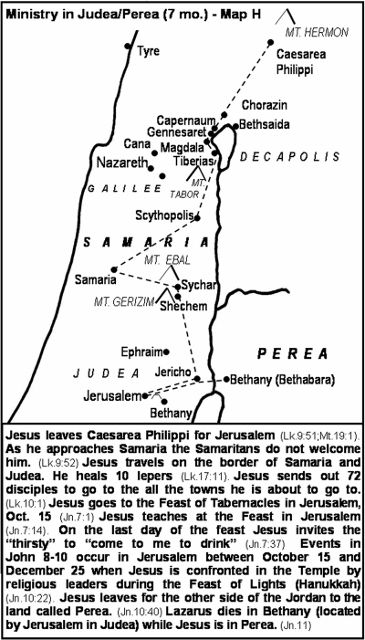 Jesus in Perea and Judea